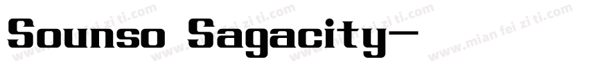 Sounso Sagacity字体转换